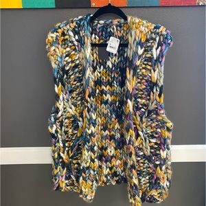 NWT Free People Knit arvest Medium Multicolor Retails for $228!